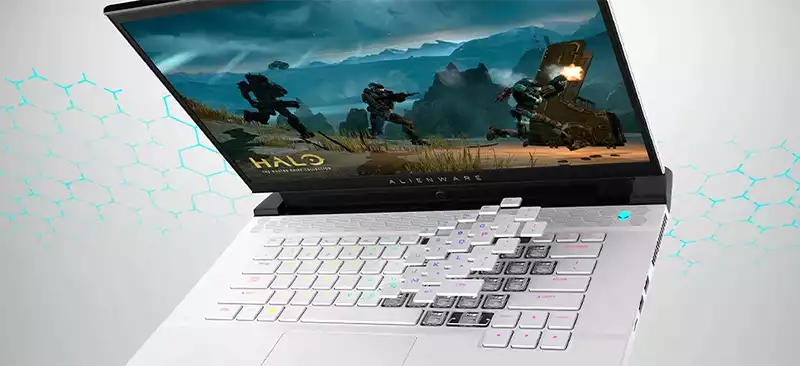 Alienware M15 R4 Keyboard and touchpad